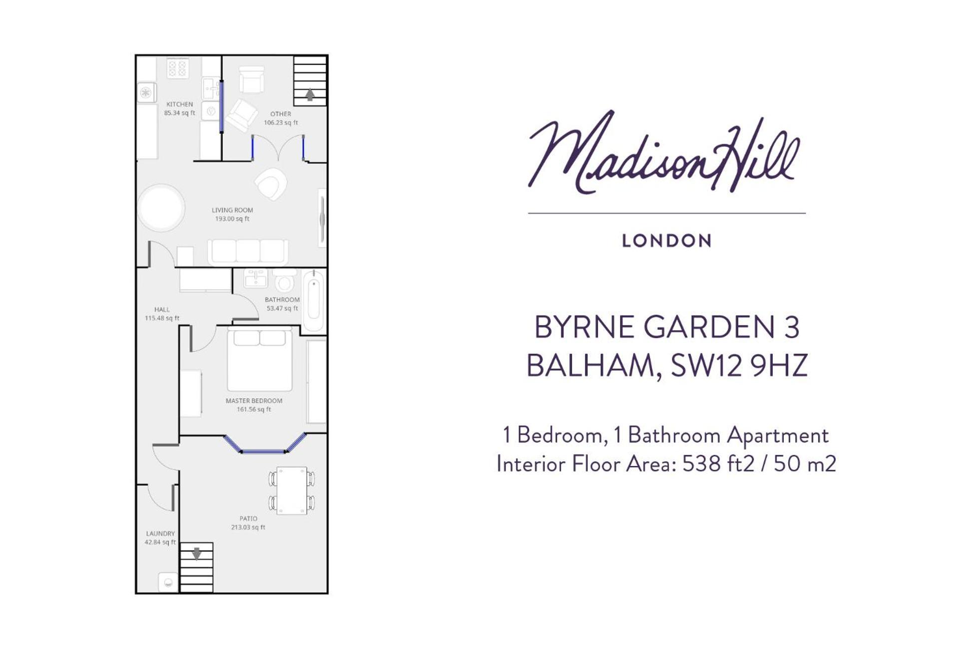 Madison Hill - Byrne Garden 3 - One Bedroom Home Londra Esterno foto